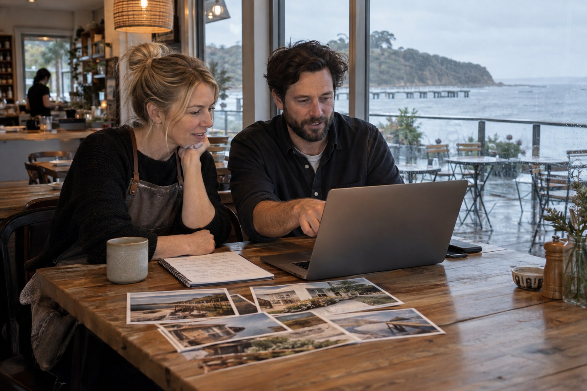 A Mornington Peninsula seasonal business using the quiet winter period to plan its website before summer