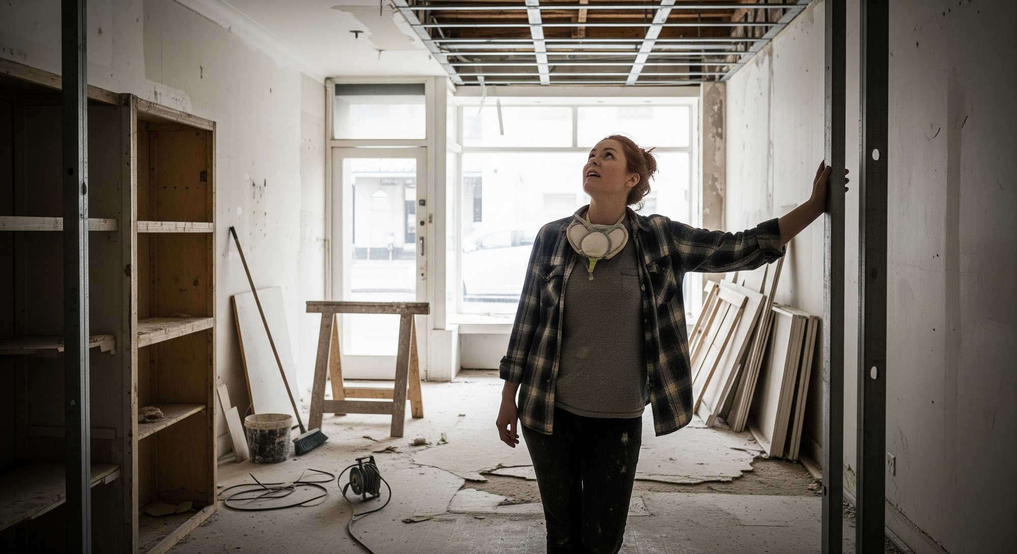 A Melbourne small-business owner weighing up whether to rebuild her website or keep tweaking it
