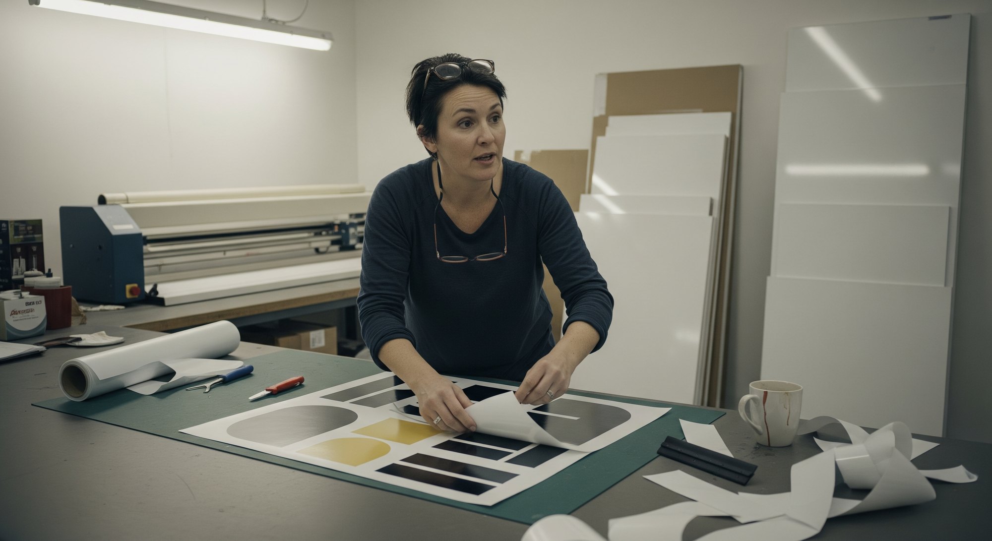A Melbourne signage maker back at full pace after rebuilding her website